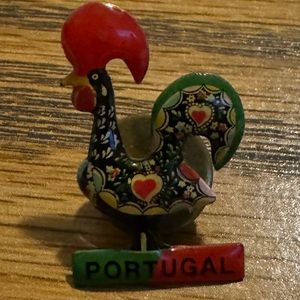 Portuguese Folklore Mini Pin Rooster.
